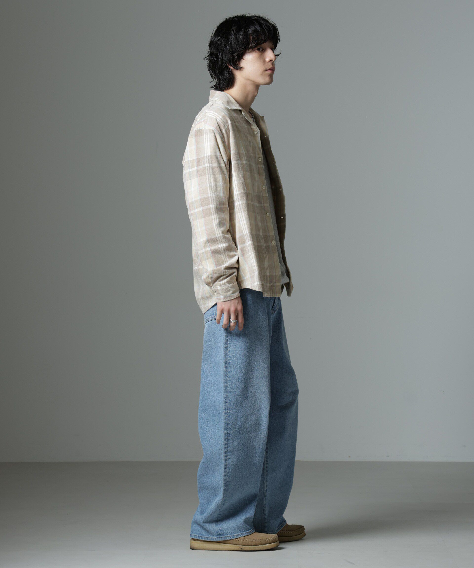 nano･universe「チェックシャツコール」|シャツ・ブラウス|