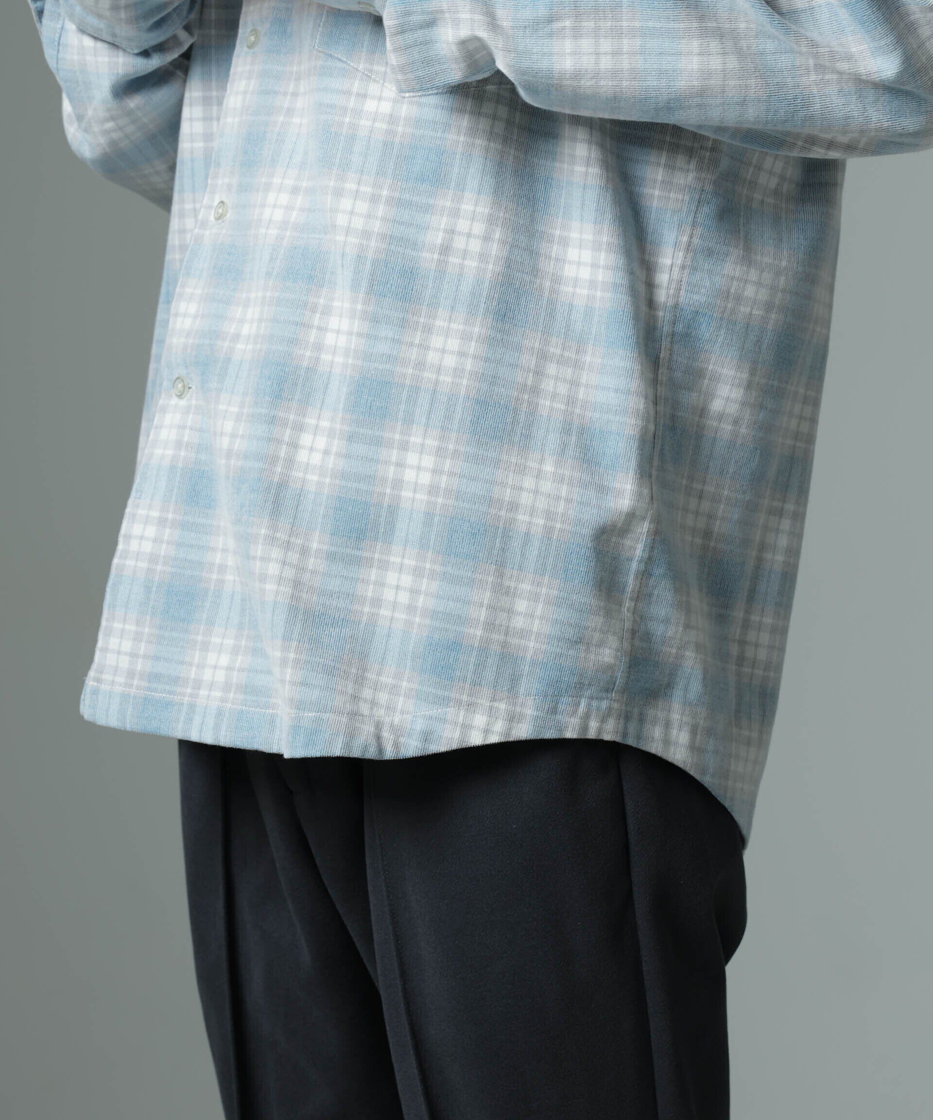 nano･universe「チェックシャツコール」|シャツ・ブラウス|