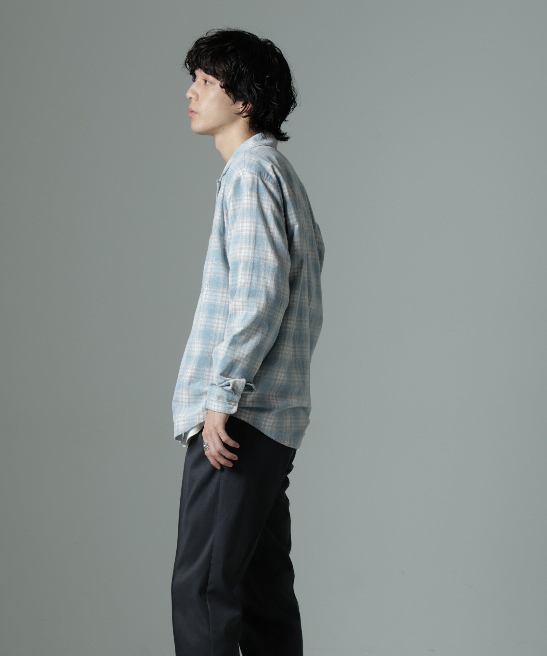 nano･universe「チェックシャツコール」|シャツ・ブラウス|