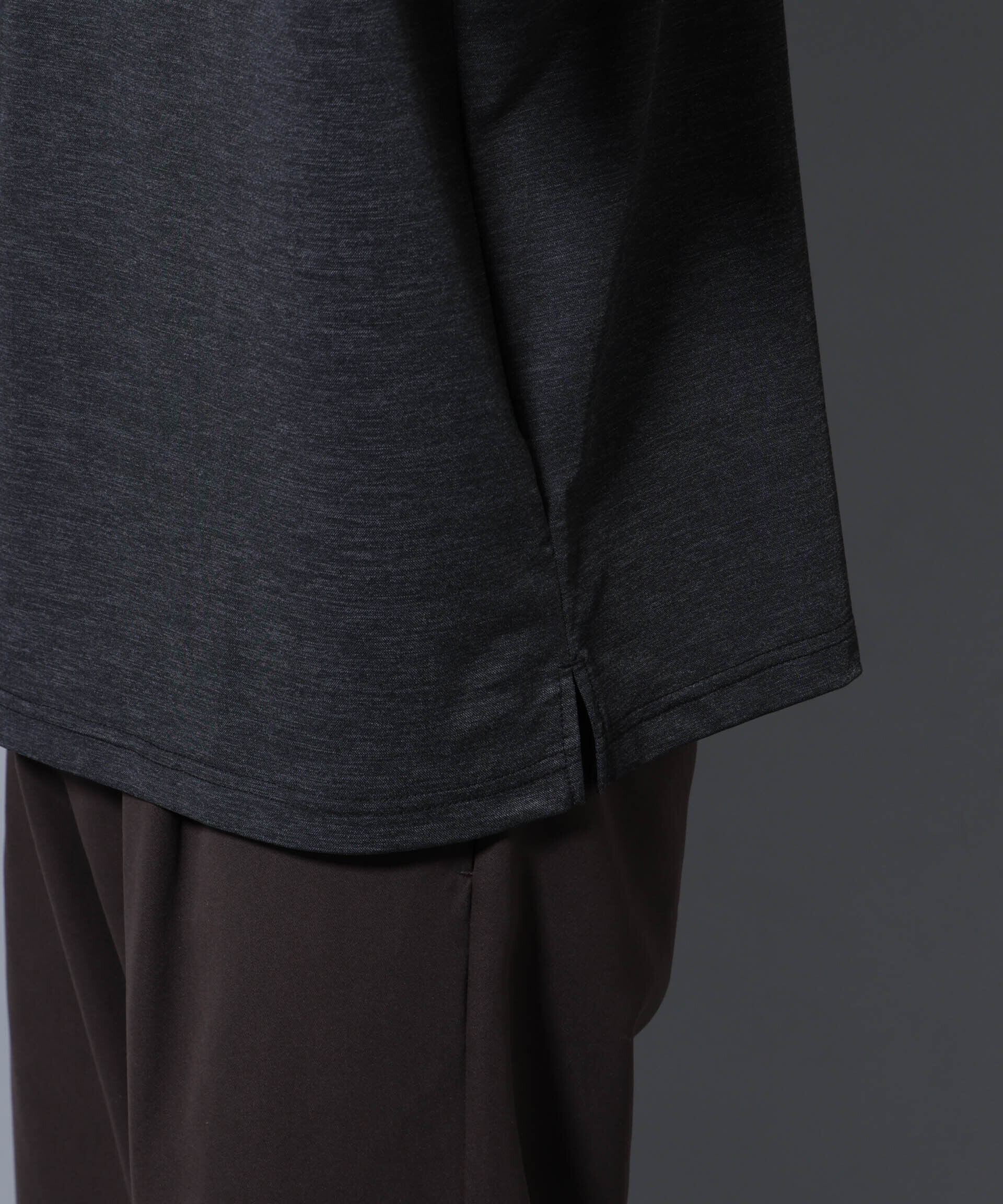 nano･universe「ストレッチメランジポロシャツ半袖」|Tシャツ・カットソー|