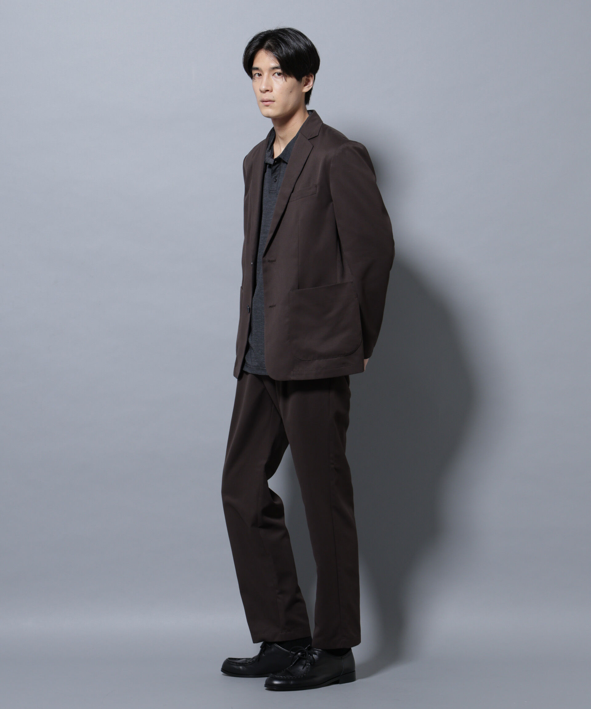 nano･universe「ストレッチメランジポロシャツ半袖」|Tシャツ・カットソー|