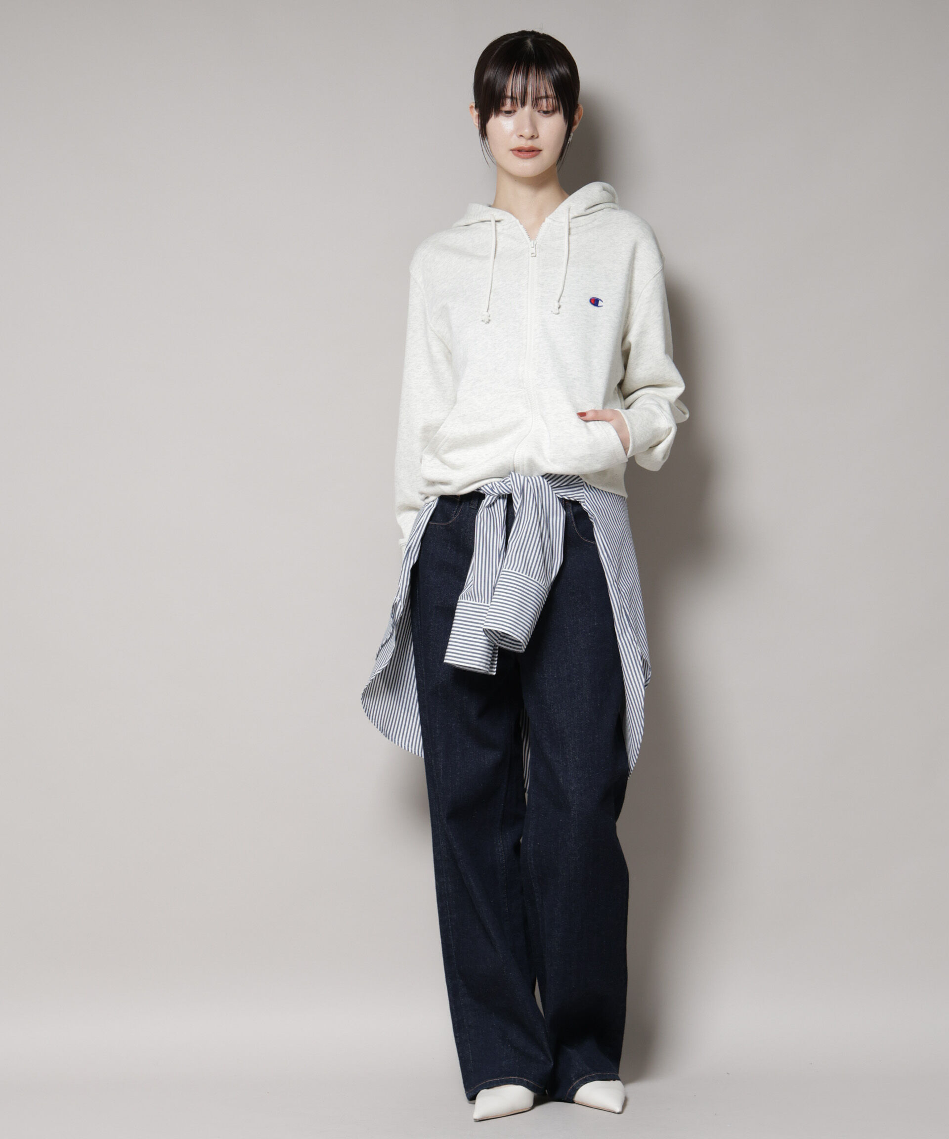 nano･universe「Champion/ZIP HOODED SWEATSHIRT」|Tシャツ・カットソー|