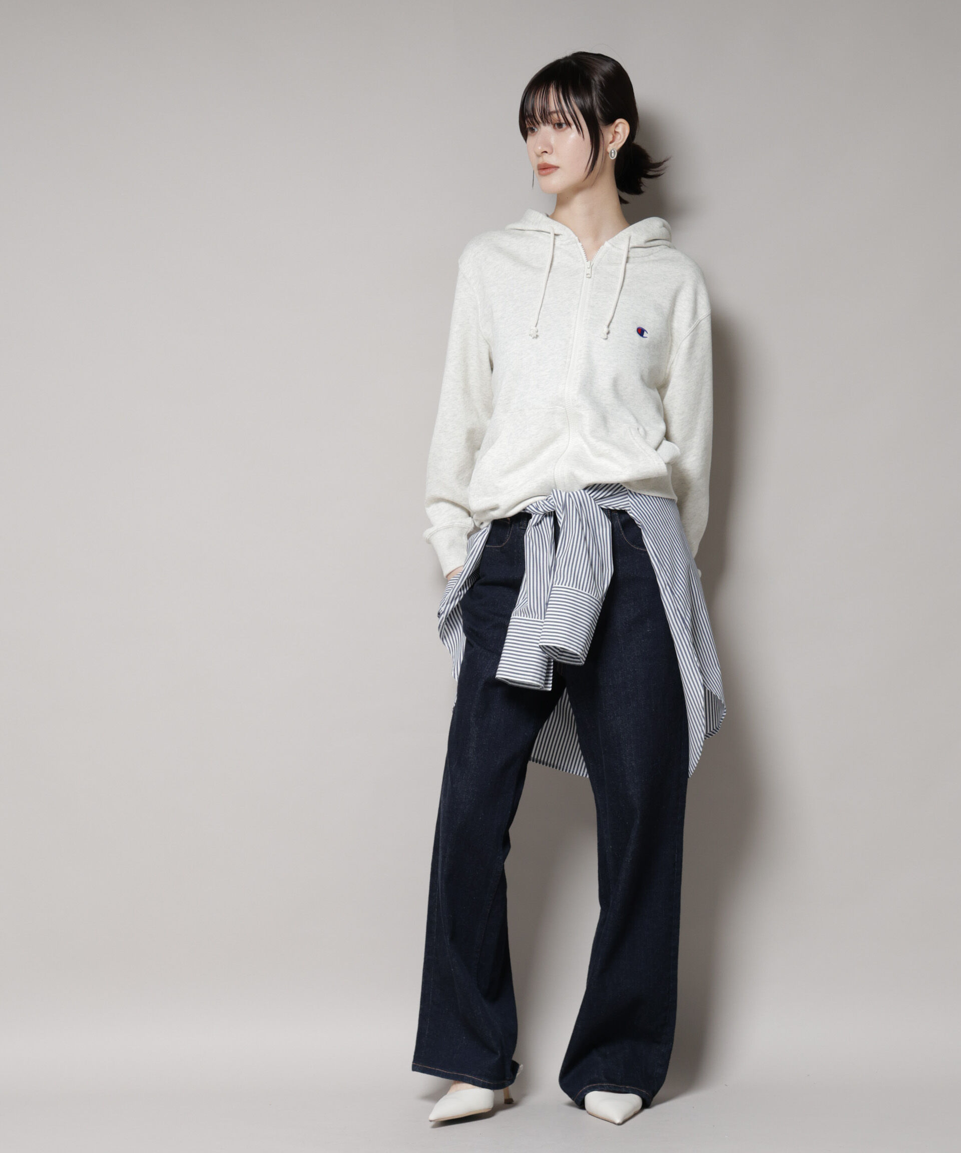 nano･universe「Champion/ZIP HOODED SWEATSHIRT」|Tシャツ・カットソー|