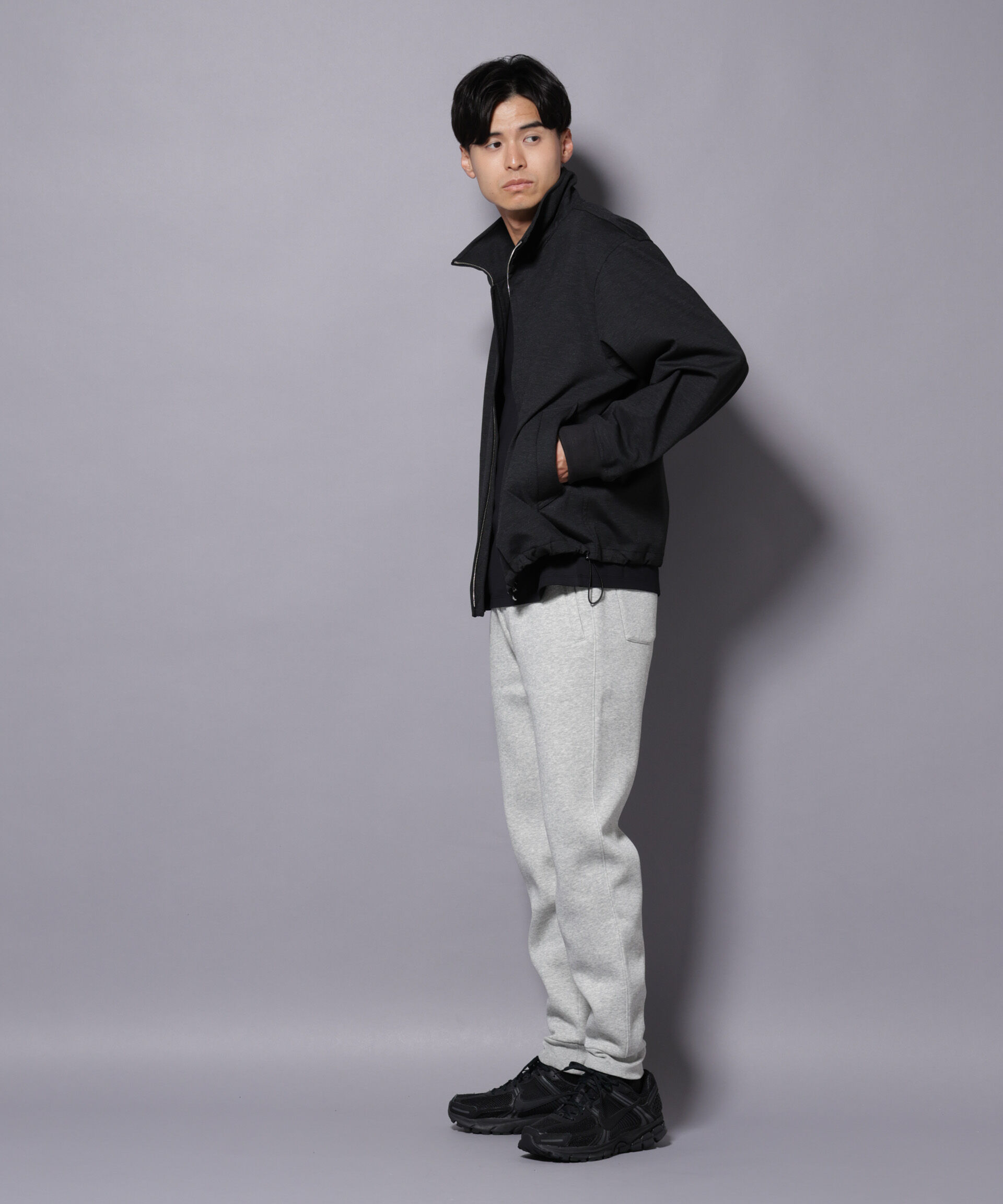 nano･universe「｢NJ/CLUB｣ コアフリース裏起毛ジョガーパンツ」|チノ|