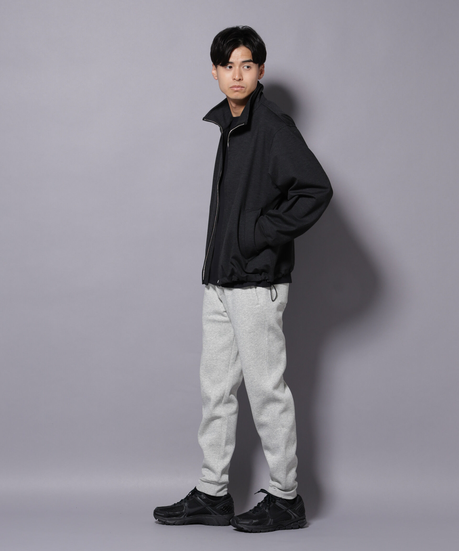 nano･universe「｢NJ/CLUB｣ コアフリース裏起毛ジョガーパンツ」|チノ|