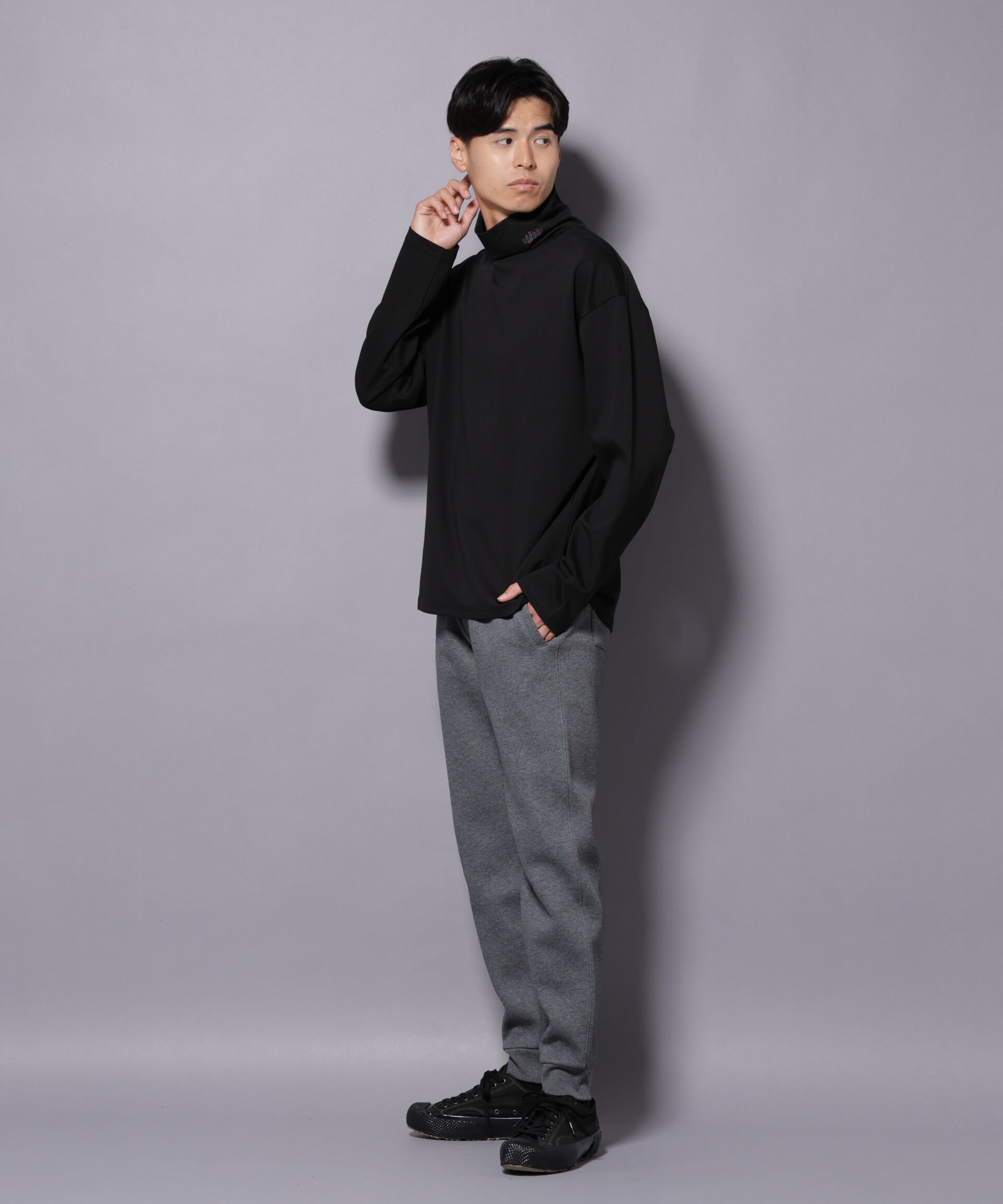 nano･universe「｢NJ/CLUB｣ コアフリース裏起毛ジョガーパンツ」|チノ|