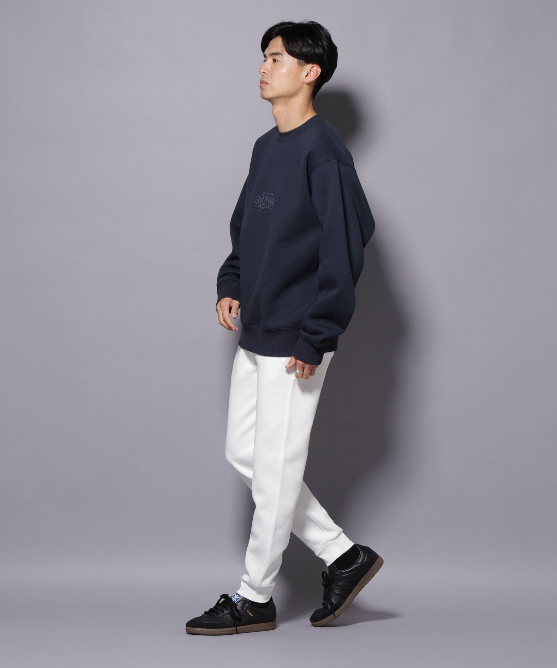 nano･universe「｢NJ/CLUB｣ コアフリース裏起毛ジョガーパンツ」|チノ|