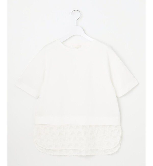 自由区「【カタログ掲載】ジャカードコンビジャージー カットソー」|Tシャツ・カットソー|