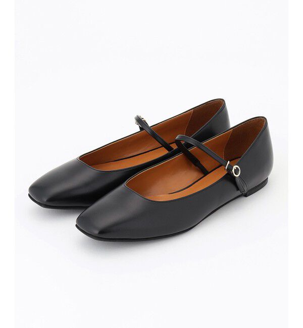 23区「ストラップ付フラットシューズ」|ローファー|