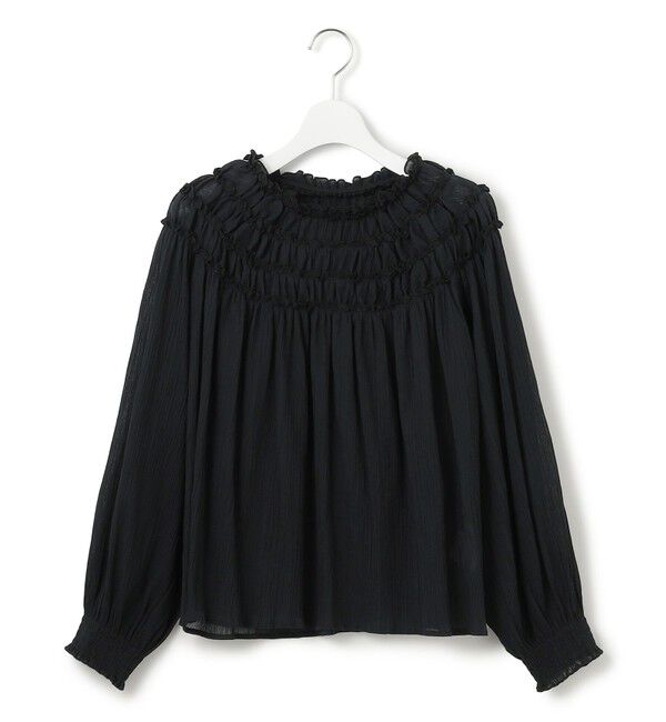 23区「【SLOW/一部店舗限定】コットンクレープ ブラウス」|シャツ・ブラウス|