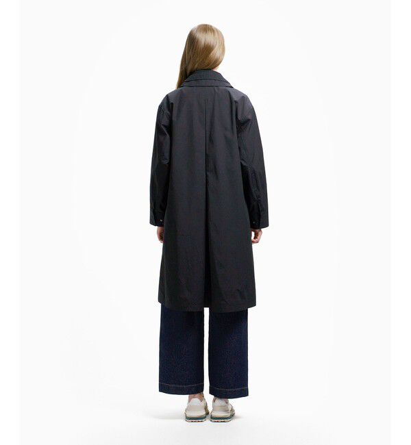 LACOSTE「ダブルカラーロングスプリングコート」|ステンカラーコート|