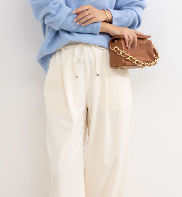 NOLLEY'S「ウォッシャブル裏起毛イージーワイドパンツ」|その他|