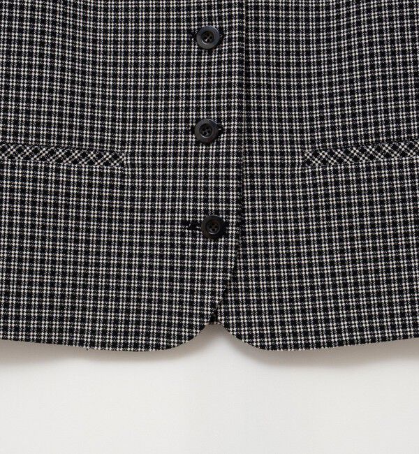 NOLLEY'S「《セットアップ対応》ウォッシャブルビーチェックベスト」|ベスト・ジレ|