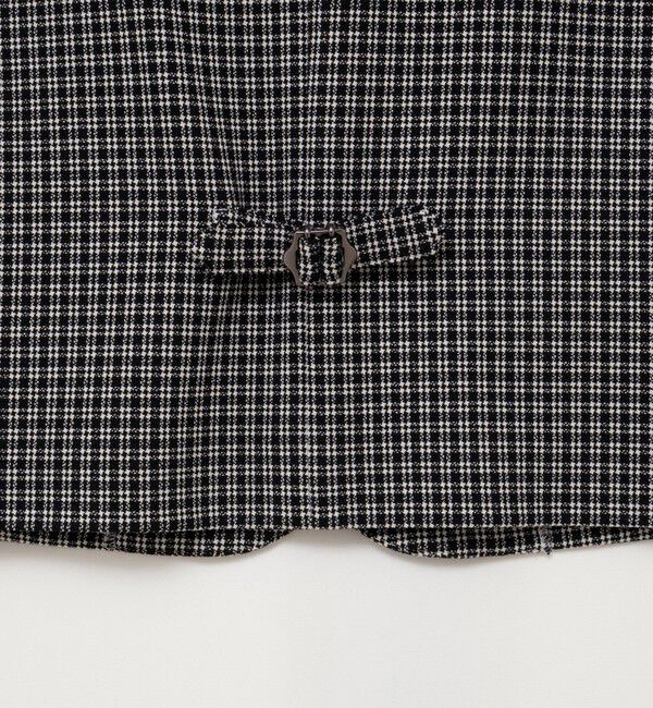 NOLLEY'S「《セットアップ対応》ウォッシャブルビーチェックベスト」|ベスト・ジレ|