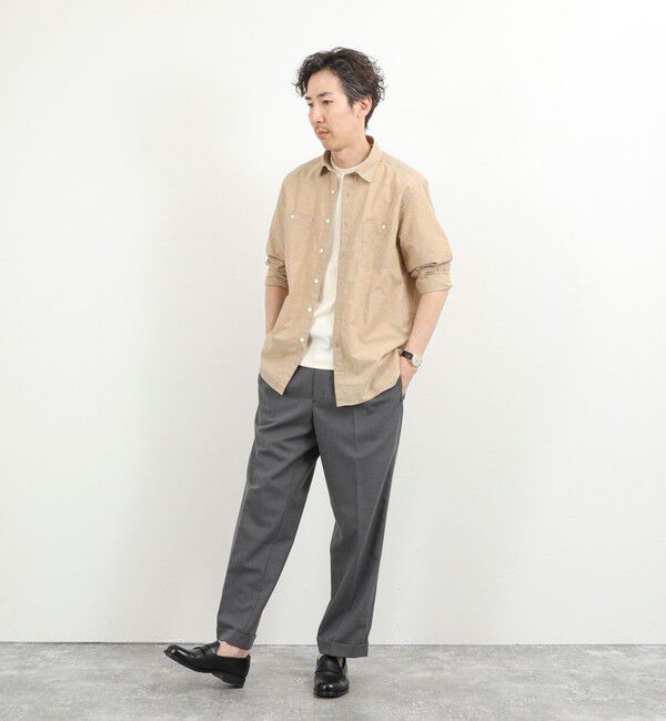 NOLLEY'S goodman「ダブルポケットオーバーシャツ 26SS」|シャツ・ブラウス|
