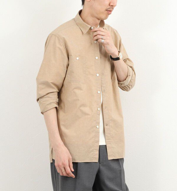 NOLLEY'S goodman「ダブルポケットオーバーシャツ 26SS」|シャツ・ブラウス|