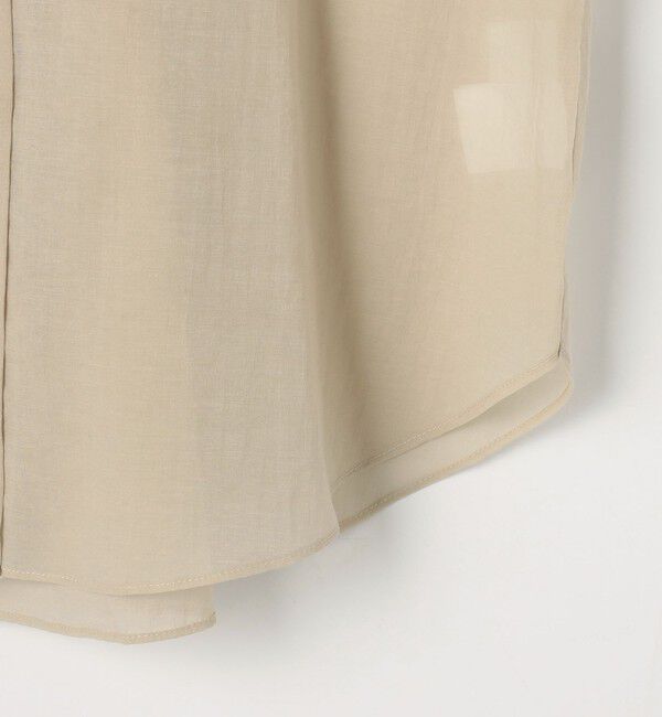 NOLLEY'S sophi「ウォッシャブルシアーオーガンジー2WAYシャツ」|シャツ・ブラウス|