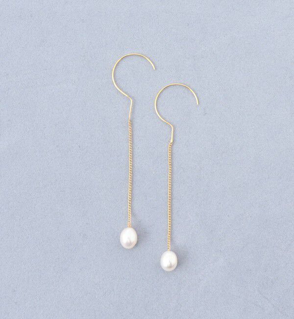 grace grace「【grace grace/グラスグラス】ハテナスウィングパールピアス」|ピアス|