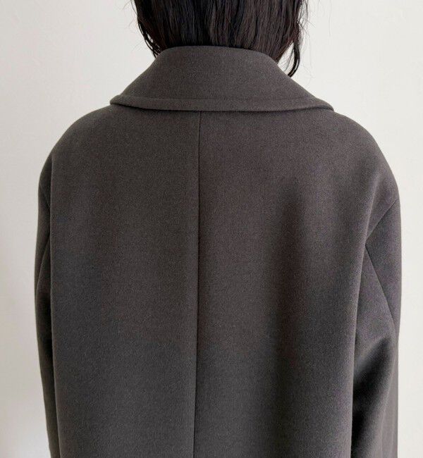 fredy emue「【リバイバル/新色追加】ウール混ミドル丈Pコート」|ピーコート|