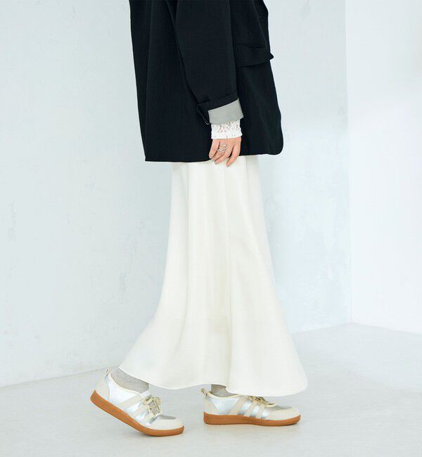 fredy emue「ヘビーサテンバイアススカート」|スカート|