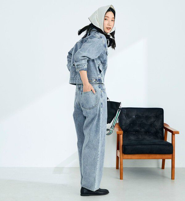 fredy emue「《セットアップ対応》コンパクトデニムジャケット」|デニムジャケット|