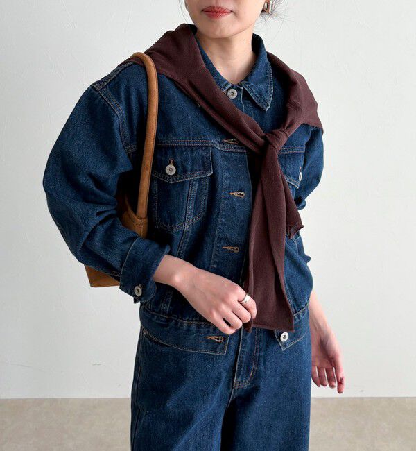 fredy emue「《セットアップ対応》コンパクトデニムジャケット」|デニムジャケット|