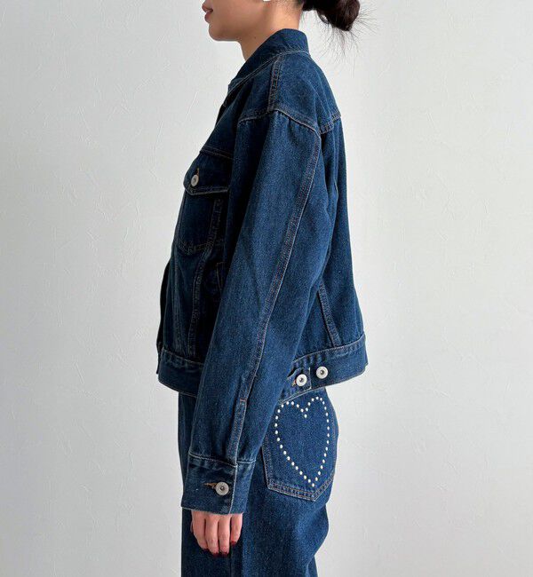 fredy emue「《セットアップ対応》コンパクトデニムジャケット」|デニムジャケット|