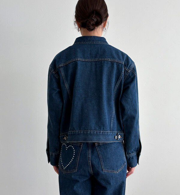 fredy emue「《セットアップ対応》コンパクトデニムジャケット」|デニムジャケット|