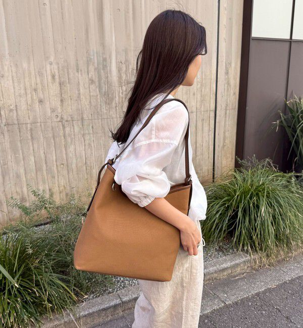 fredy emue「異素材コンビワンハンドルバッグ」|ショルダー・メッセンジャー|