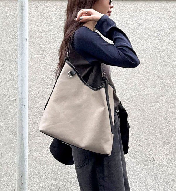 fredy emue「異素材コンビワンハンドルバッグ」|ショルダー・メッセンジャー|