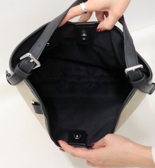 fredy emue「異素材コンビワンハンドルバッグ」|ショルダー・メッセンジャー|