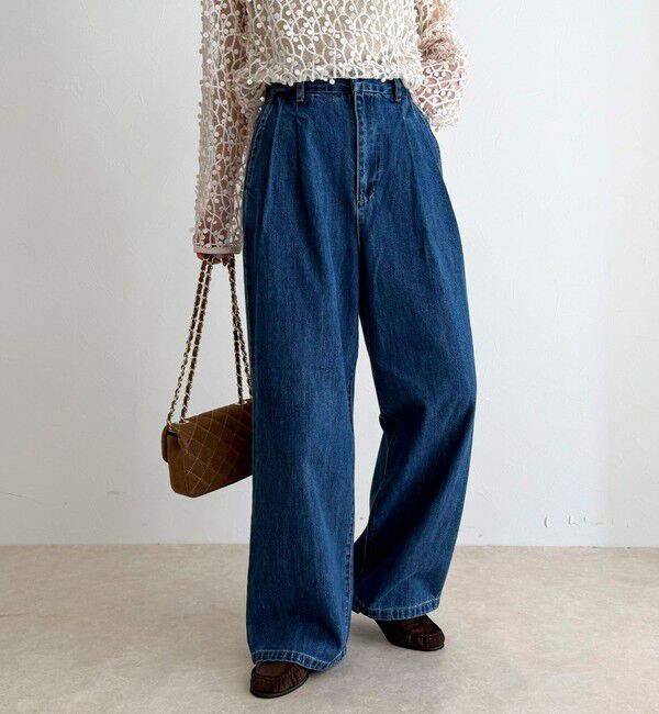 fredy emue「デニムタックスラックス」|デニム|