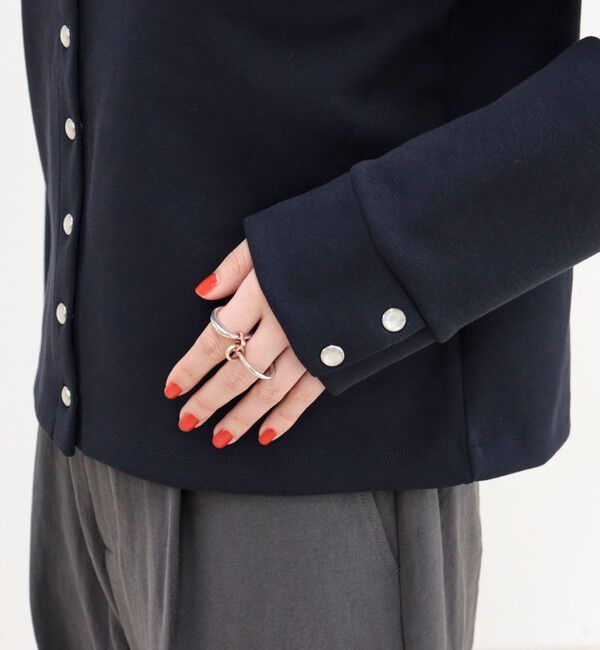 fredy emue「ドット釦ポンチカーディガン」|カーディガン|