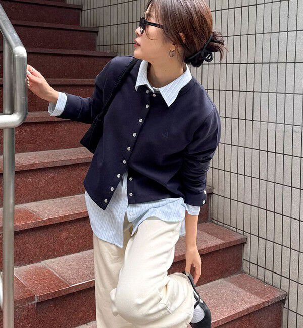 fredy emue「ドット釦ポンチカーディガン」|カーディガン|