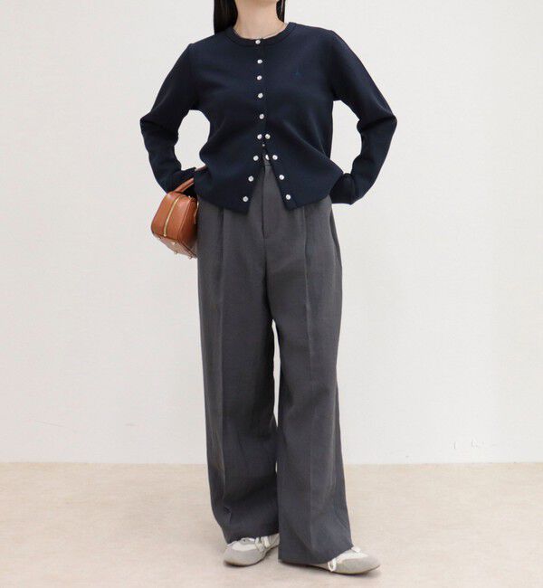 fredy emue「ドット釦ポンチカーディガン」|カーディガン|