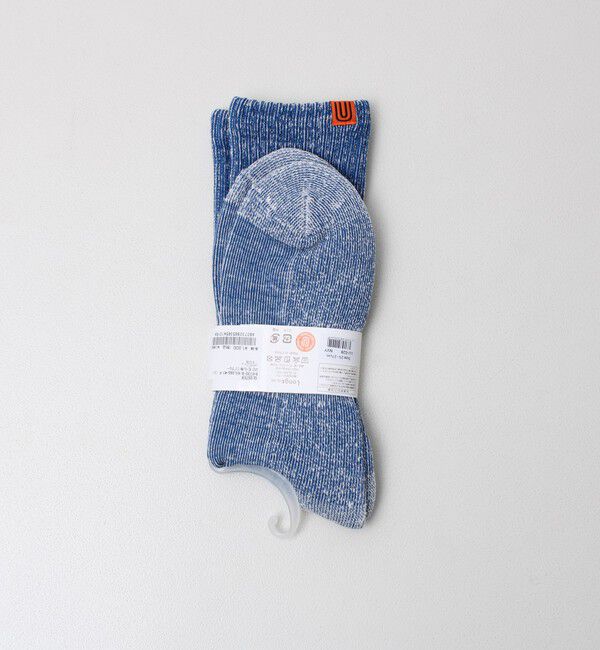 GLOSTER「【UNIVERSAL OVERALL】むら糸リブクルーソックス」|ソックス|