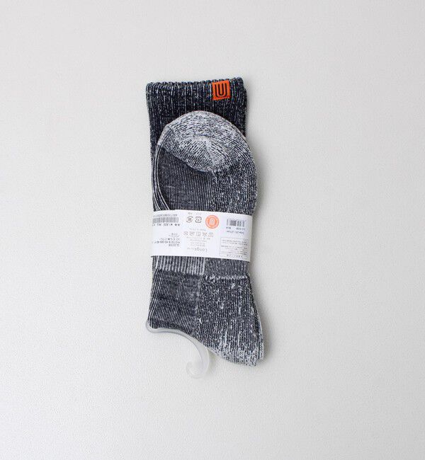 GLOSTER「【UNIVERSAL OVERALL】むら糸リブクルーソックス」|ソックス|