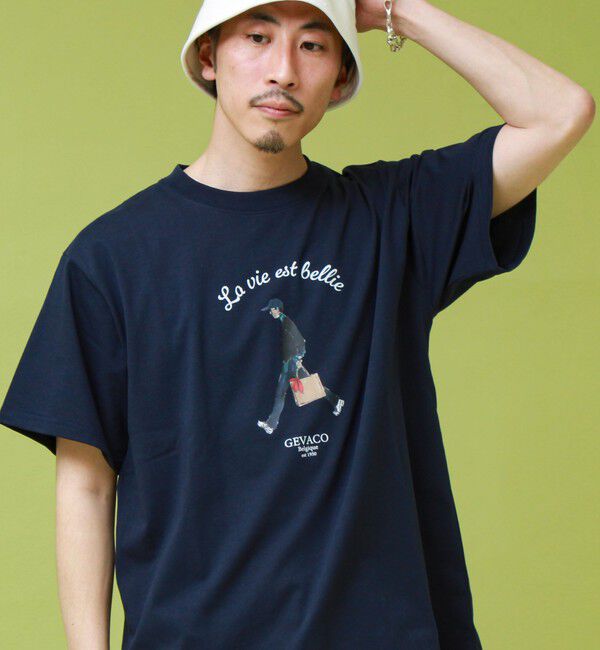 GLOSTER「【GEVACO/ゲバコ】プリントＴシャツ」|Tシャツ・カットソー|