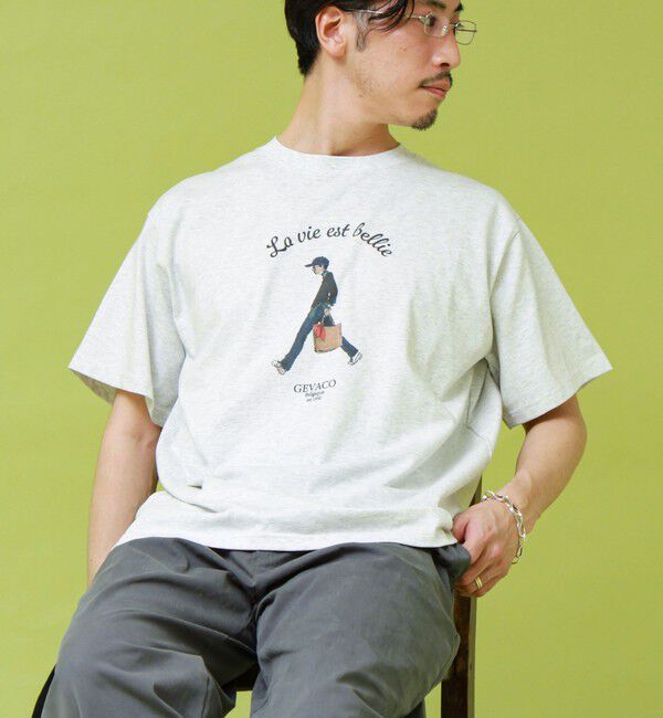 GLOSTER「【GEVACO/ゲバコ】プリントＴシャツ」|Tシャツ・カットソー|