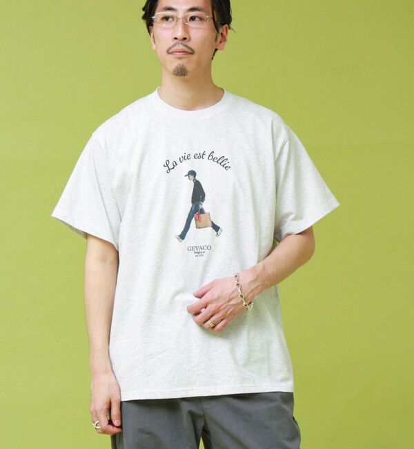 GLOSTER「【GEVACO/ゲバコ】プリントＴシャツ」|Tシャツ・カットソー|