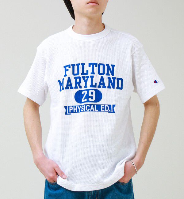 GLOSTER「【Champion/チャンピオン】WAFFLE PRINT S/S」|Tシャツ・カットソー|