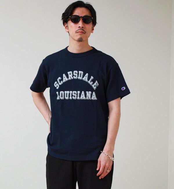 GLOSTER「【Champion/チャンピオン】WAFFLE PRINT S/S」|Tシャツ・カットソー|