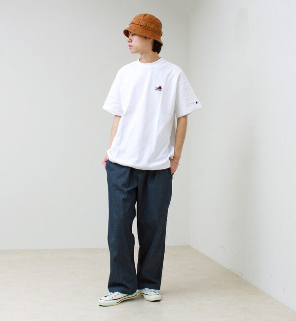 GLOSTER「【CONVERSE】ワンポイント シューズ刺繍Tシャツ」|Tシャツ・カットソー|