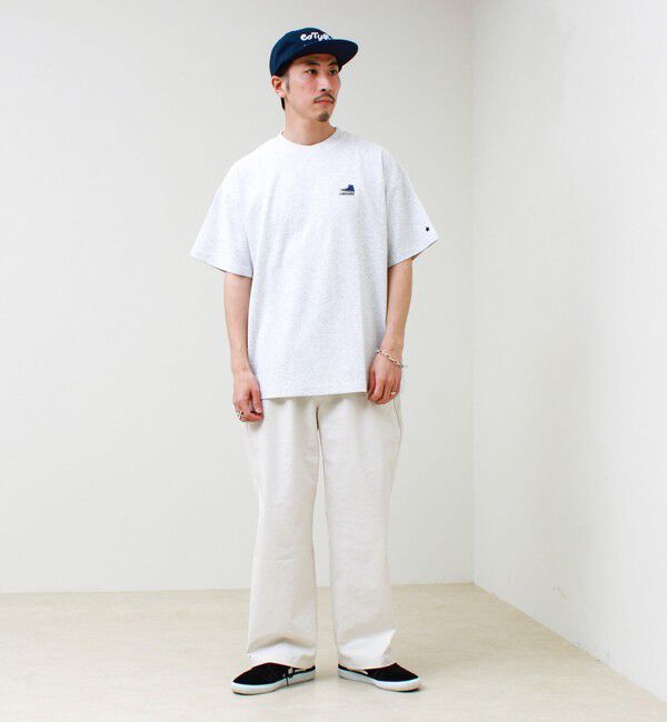 GLOSTER「【CONVERSE】ワンポイント シューズ刺繍Tシャツ」|Tシャツ・カットソー|