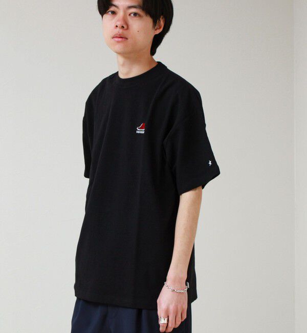 GLOSTER「【CONVERSE】ワンポイント シューズ刺繍Tシャツ」|Tシャツ・カットソー|
