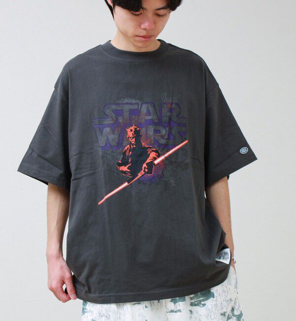 GLOSTER「【DISCUS】STAR WARS グラフィックTシャツ」|Tシャツ・カットソー|ブラック系その他3