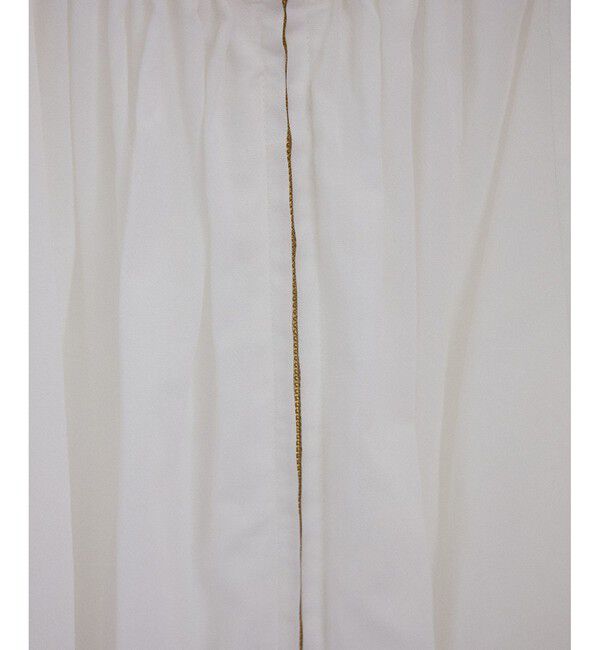 SALON adam et rope'「シアーギャザージップブルゾン/ブラウス［冷房対策・日除け］」|シャツ・ブラウス|