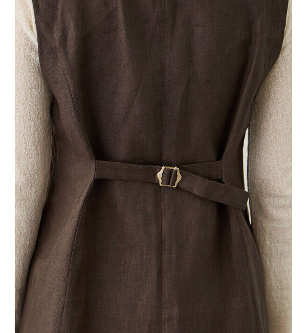 ROPE「リネンスリーブレスジレ/セットアップ対応」|ベスト・ジレ|