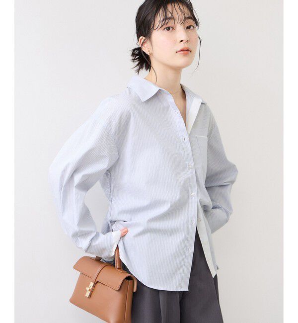 VIS「ウエストリボンシャツ/イージーケア・WEB限定カラー」|シャツ・ブラウス|