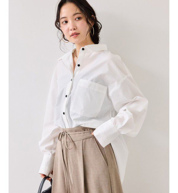 VIS「ウエストリボンシャツ/イージーケア・WEB限定カラー」|シャツ・ブラウス|